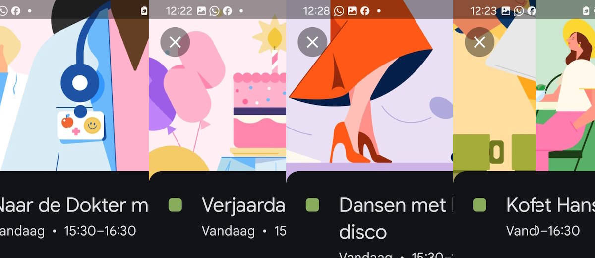 nieuwe afbeeldingen Google Agenda